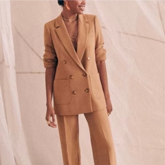 Sezane Jackets & Blazers - GUC Sézane Camel Michele Blazer, Size 34 / 2